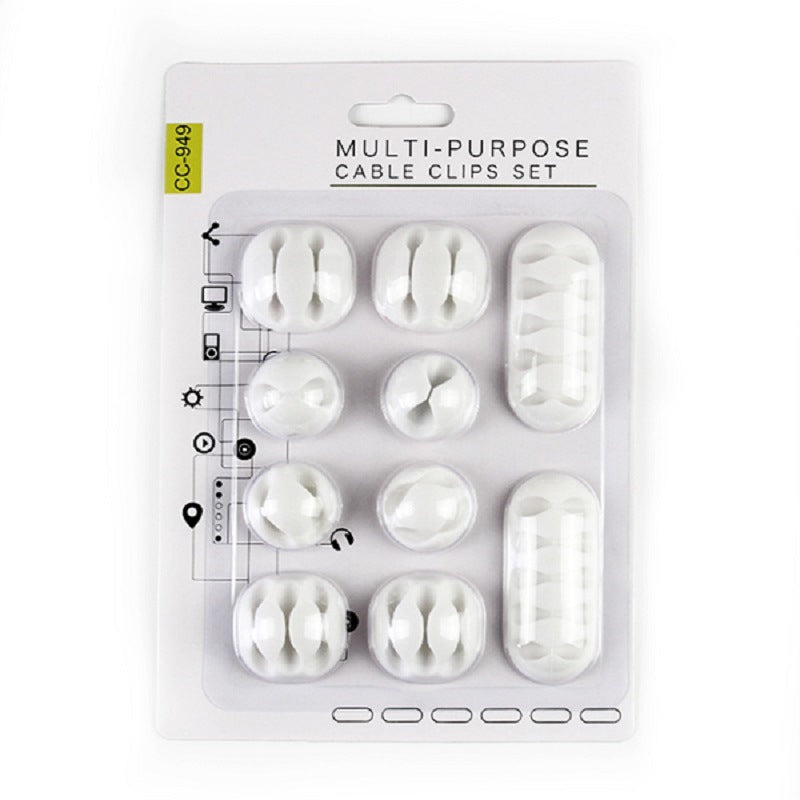 Self-adhesive Data Cable Protector Desktop Cable Organizer